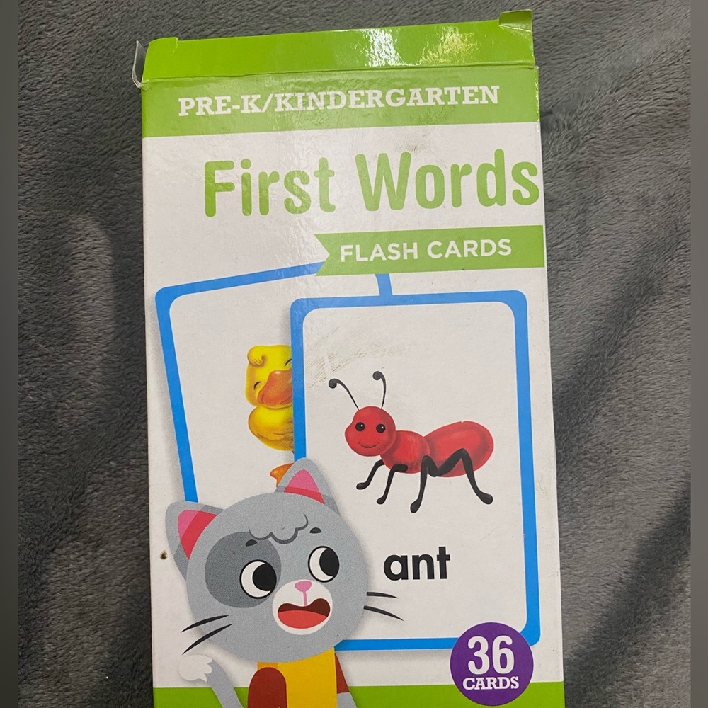 First Words Flash Cards